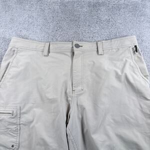 Realtree Fishing Khaki Utility Shorts 9" Inseam Size L